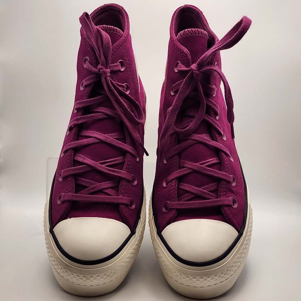 Converse Chuck Taylor All Star Lift Platform Hightop  Suede Quantum Violet Wm 7
